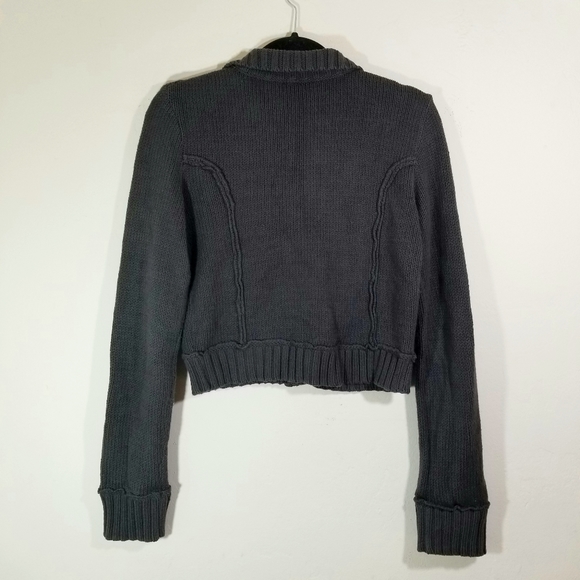 Free People Dark Grey Sweater - Picture 2 of 8